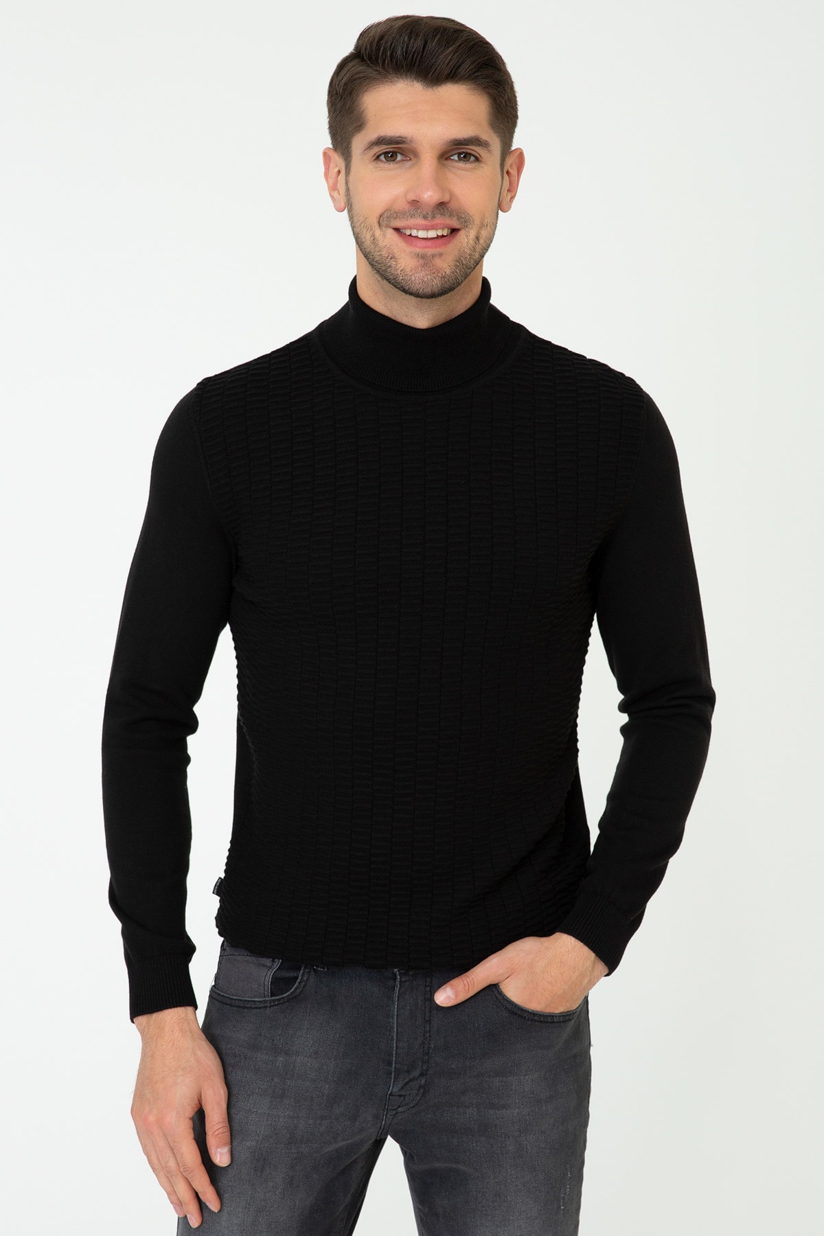 تصویر بافت مردانه آستین بلند راسته | پیر کاردین Pierre Cardin G021SZ0TK.000.1388111 